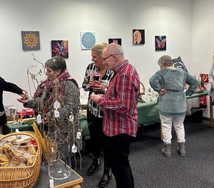 Reger Andrang herrschte beim Adventsbasar des Ambulant Betreuten Wohnens.